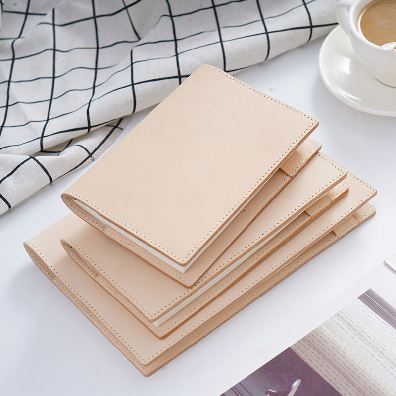 

100% Genuine Leather Cover A5A6B6 Sketchbook Planner with Grid Blank Insert Retro Notebooks and Journals Diary Cover Stationery