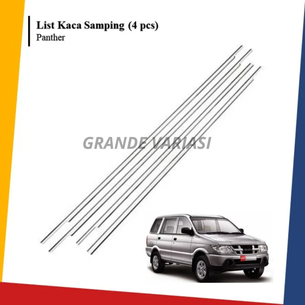 LIS KACA SAMPING MOBIL ISUZU New PANTHER / kapsul