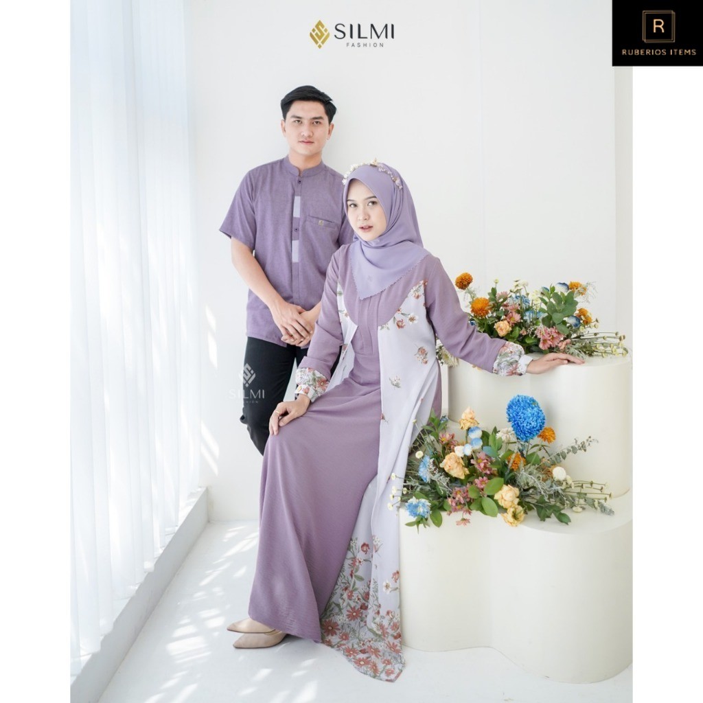 Silmi Official || Gamis Kondangan Remaja Terbaru || Nathan Thania Couple By Silmi Baju Kondangan Cou