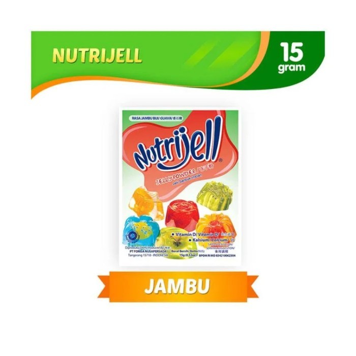 

New Item NUTRIJELL JELLY POWDER GUAVA SCT 15G