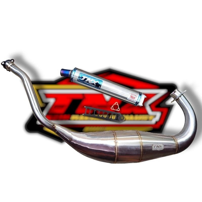 Knalpot Ninja SS R RR Super Cobra Type Leher Type C Stainless Press Original TNX Exhaust