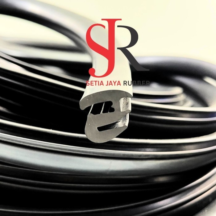Karet Kaca S Gundul untuk Kaca 4 - 6 MM / Karet Panel / Karet Kaca Mobil Meteran Type S BARU