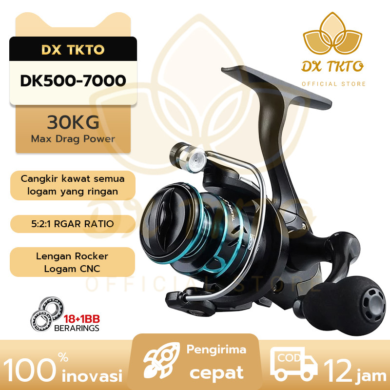 BIG SALE DX TOKO REEL PANCING HZ 500-7000 METAL SALTWATER ASLI BESI DAIDO FISHING REEL 50KG REEL
