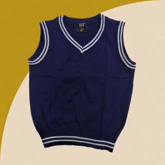 ATASAN ROMPI RAJUT ANAK LAKI-LAKI/PEREMPUAN SET ROMPI SERAGAM SEKOLAH  VEST RAJUT KOREAN STYLE