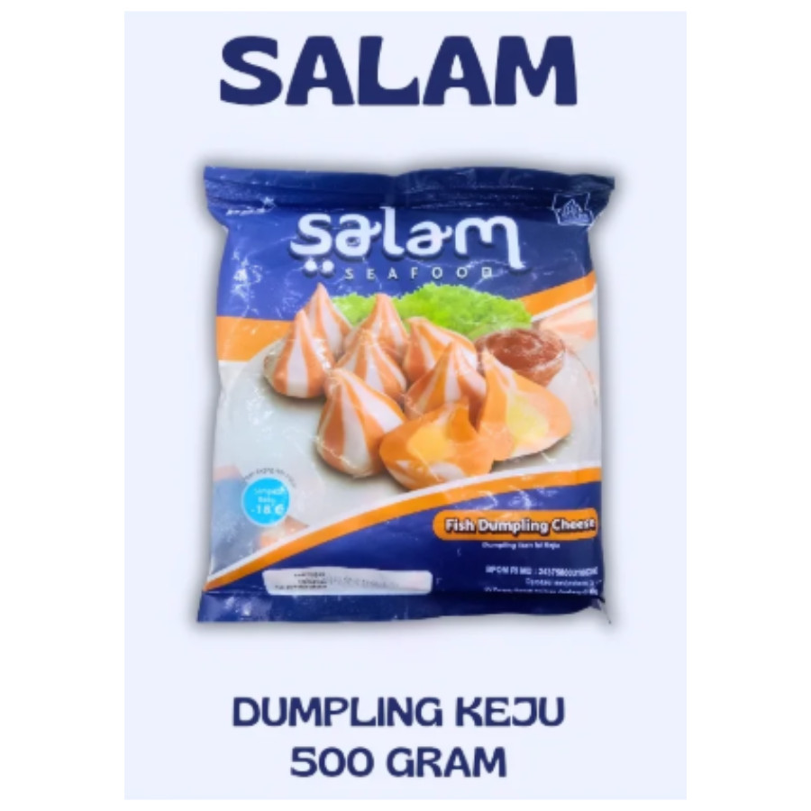 

WP - Salam Seafood Dumpling Keju Olahan Ikan 500 Gram