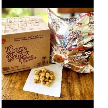

TERMURAH Soes coklat krem ballen 2kg extra packing bubblewrap