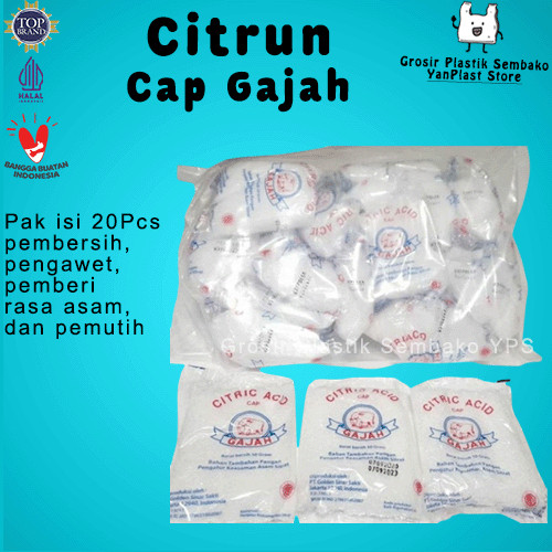 NewCITRUN CITRIC ACID - Asam citrun sitrun zuur pemutih pembersihpremium