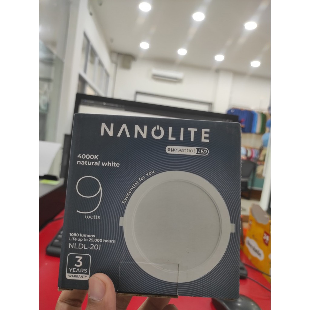Nanolite DL 9Watt 4000K Bulat Cahaya Netral
