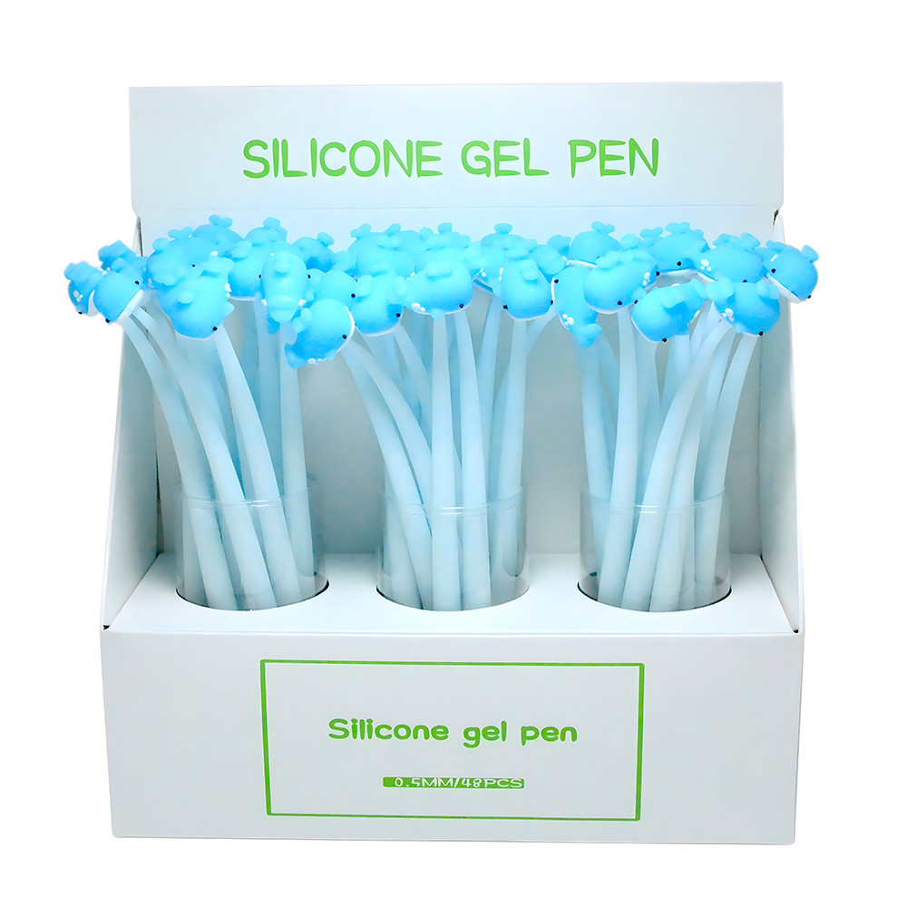 

Cute Kawaii School Pens Korean Novelty Whale Shark Gel Pen Writing Funny Cool Fancy Kids Girl Aesthetic Fun Stationery Ballpoint