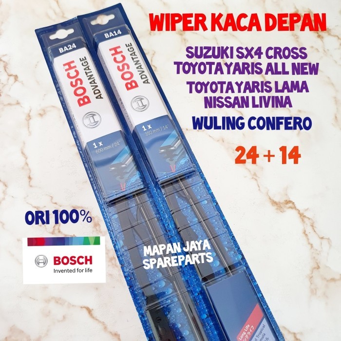 WIPER KACA DEPAN WULING CONFERO BOSCH ADVANTAGE