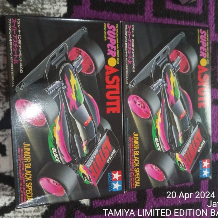 TAMIYA SUPER ASTUTE JUNIOR BLACK SPECIAL KODE ITEM 18513