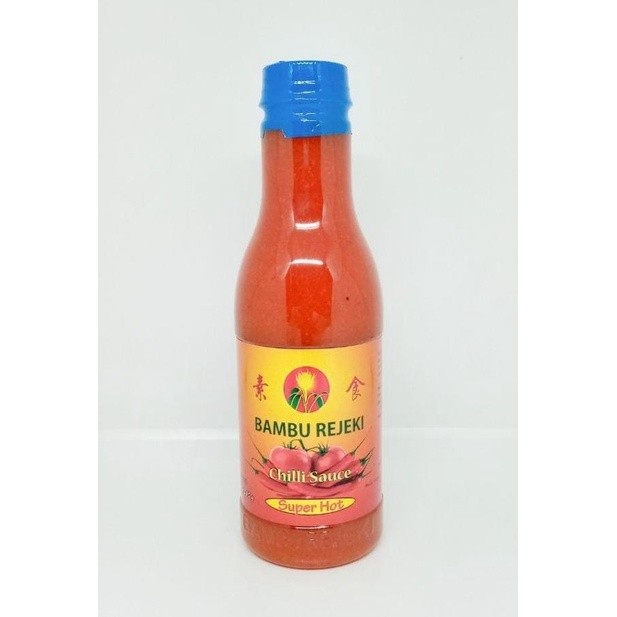 

MEMELASHOP KLF - Sambal Botol Bambu Rejeki Vegetarian Vegan Super Hot / Sweet Hot / Extra Hot 360ml HALAL
