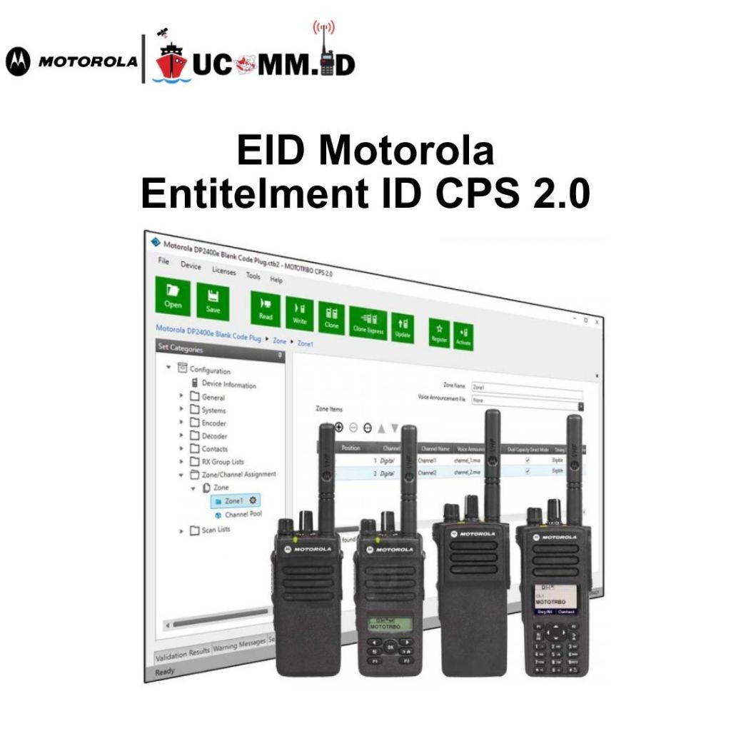 Motorola Entitlement Id CPS 2.0 EID Motorola For Unlock Analog Setting