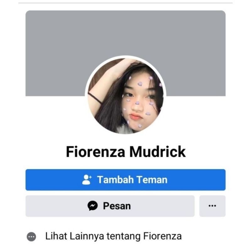 fb kosongan sudah ada pp / foto profil bergaransi