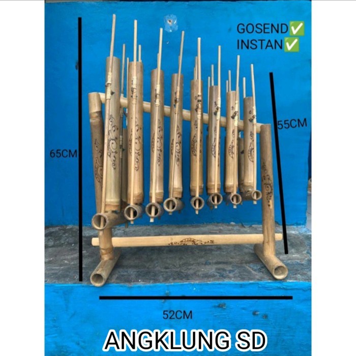 ANGKLUNG 8 NADA UNTUK ANAK TK/SD /SMP/DEWASA UKURAN SEDANG - SD (BESAR), ANGKLUNG 0305
