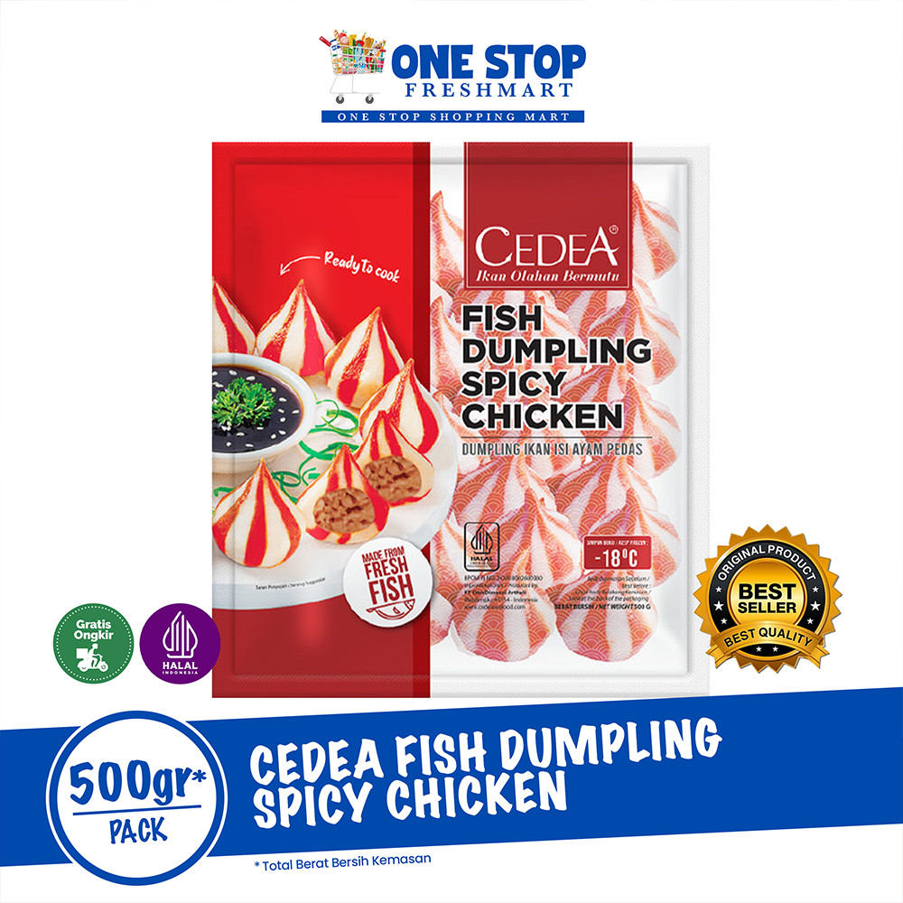 

CEDEA FISH DUMPLING SPICY CHICKEN 500GR
