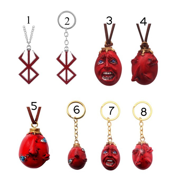 Kalung berserk brand of sacrifice merah