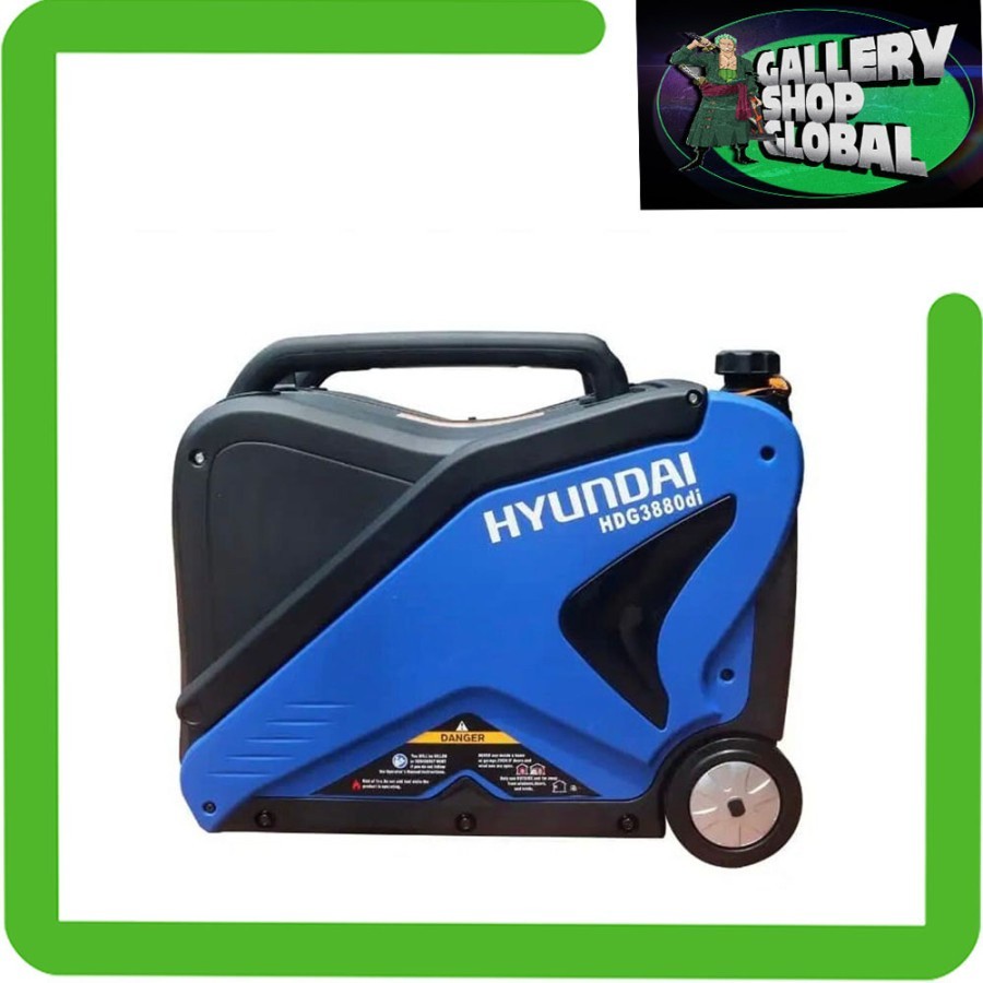 Genset portable super silent Hyundai korea 3000 watt HDG 3880 DI