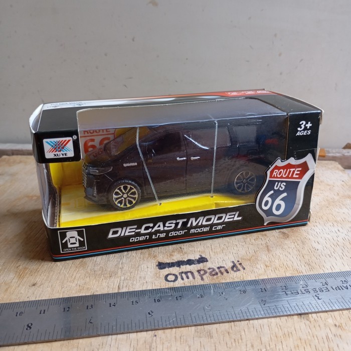 MAINAN diecast mainan mobil alphard
