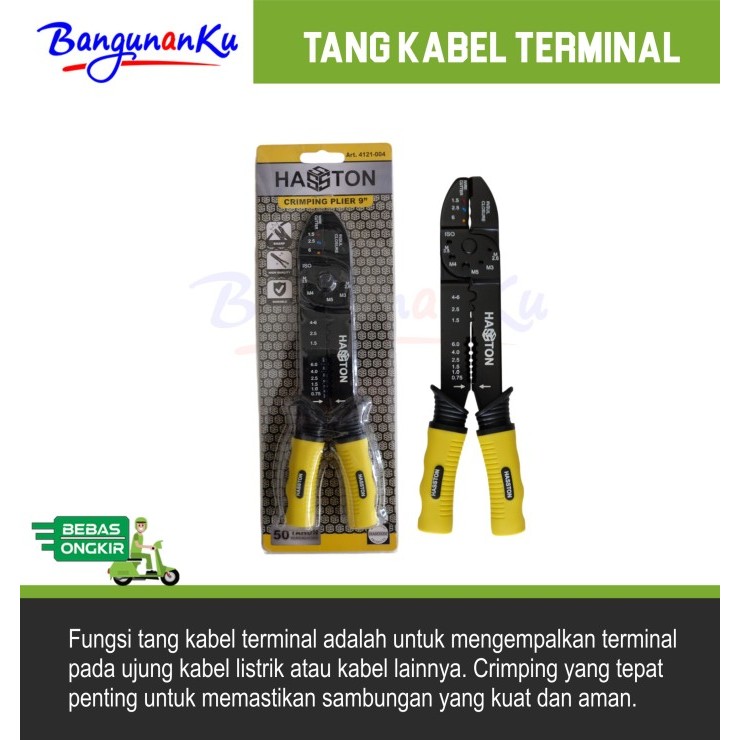 Tang Kabel Terminal / Tang Crimping / Tang Konektor Kabel / Tang Penyambung Kabel