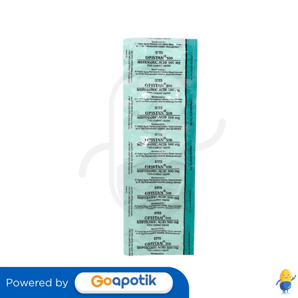 Opistan 500 Mg Strip 10 Kaplet