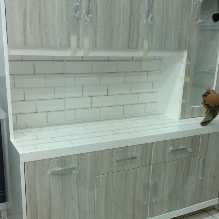 lemari sayur 4 pt . pintu lapis hpl