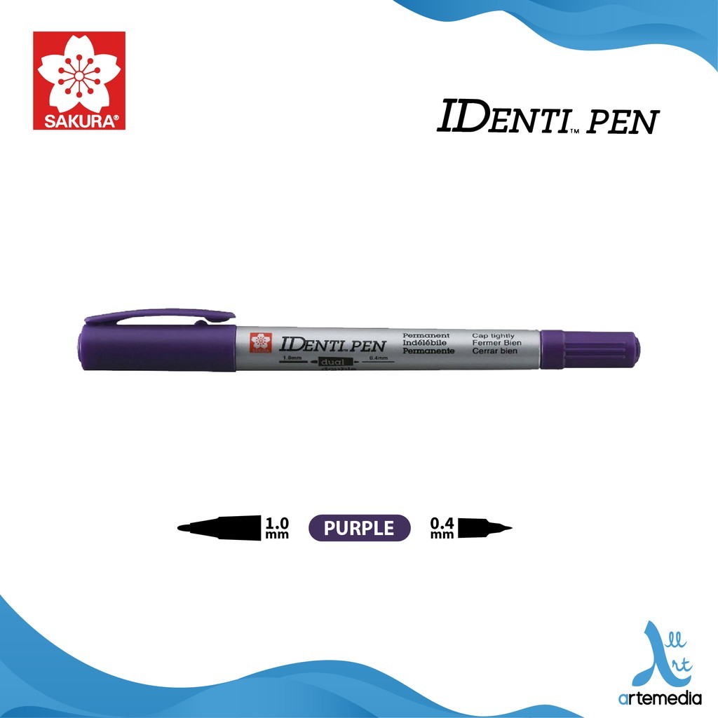 

Gramedia Surabaya - Sakura IDenti Pen Dual Point Permanent Marker XYK-T24