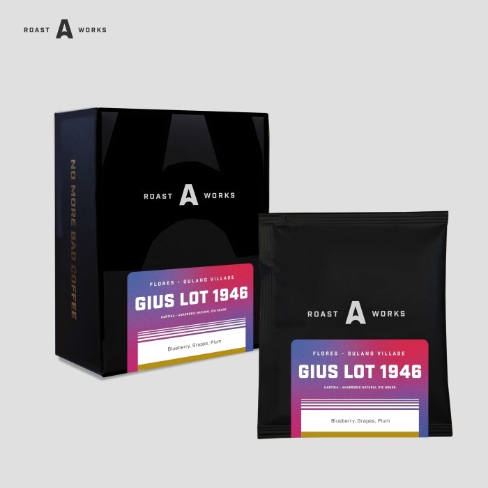 

Flores Gulang Village Gius Lot 1946 Kartika Anaerobic Natural 216 Hours - Specialty Coffee Drip Bag - A Roastworks