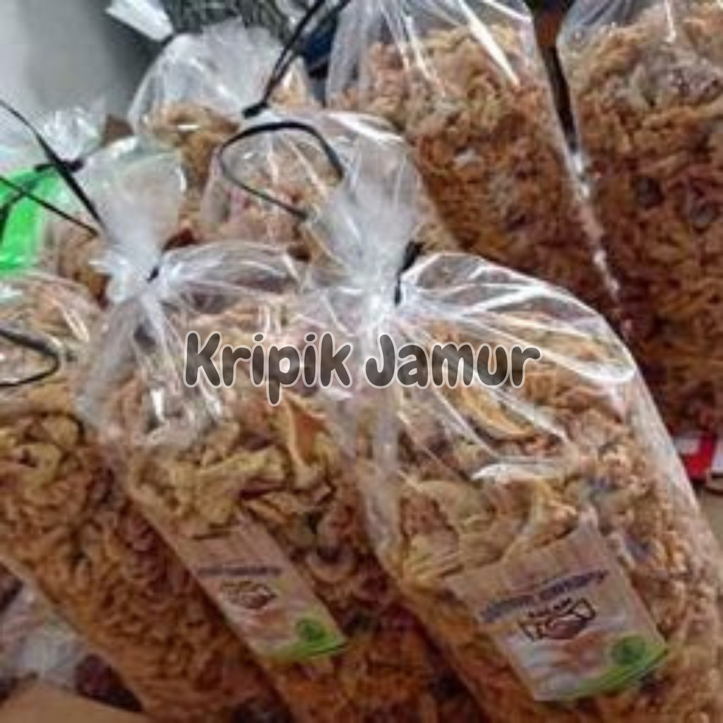 

kripik jamur jamur crispy 1kg jamur krispi 1 kg keripik jamur tiram
