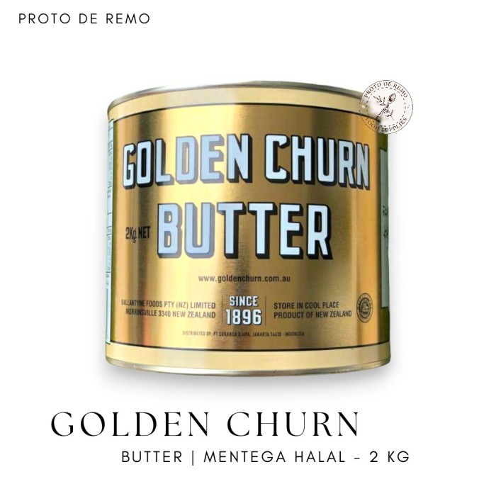 

[[PROMO]] Golden Churn Butter Mentega Halal - 2KG