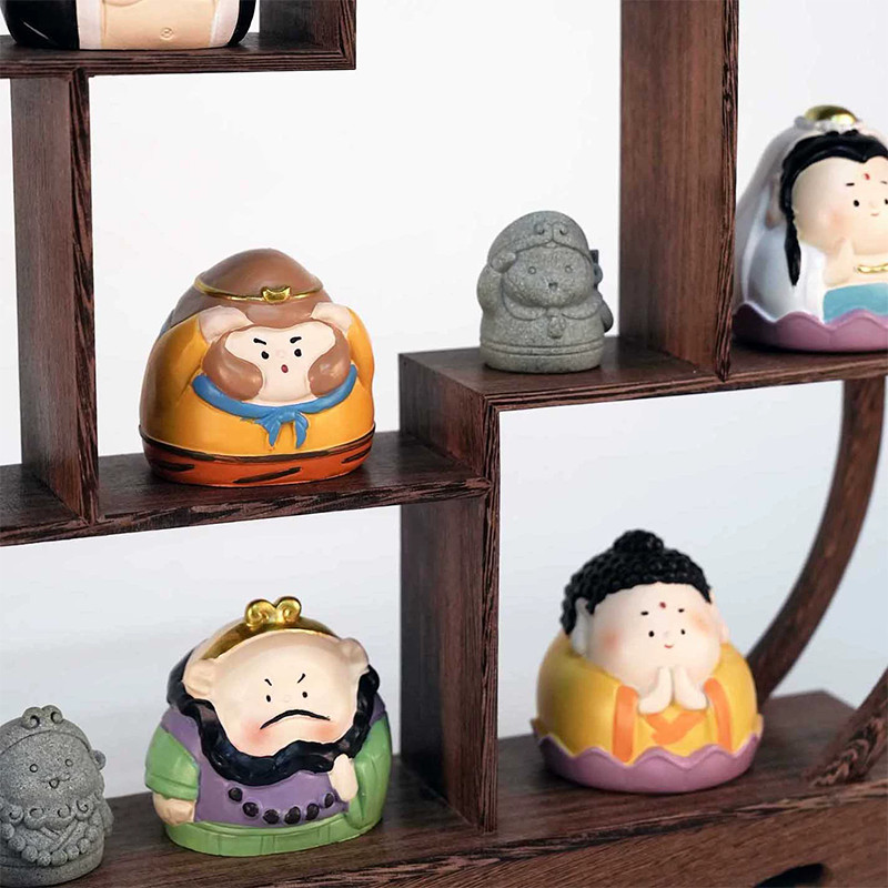 3.5*3*3.5CM Patung Buddha Kwan Im Kecil ,Buddha,Dewa Kekayaan,Guanyu Bahan Damar Untuk Dewa