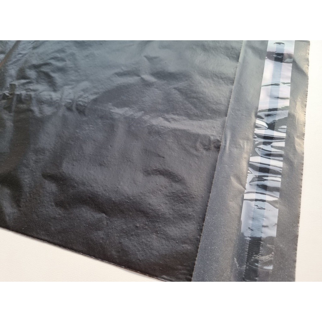 

ARFSHOPPOLYMAILER ±100PCS 25x35CM HITAM SUPER EKONOMIS PLASTIK POLYMAILER ECO BLACK
