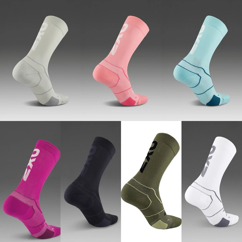 2XU Vectr Cushion Crew Socks 2XU / Running Sock 2XU / Kaos Kaki 2XU