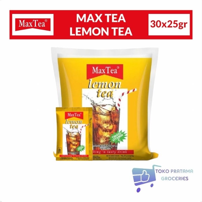 

MAX TEA LEMON TEA 1 BAG ISI 30 SACHET