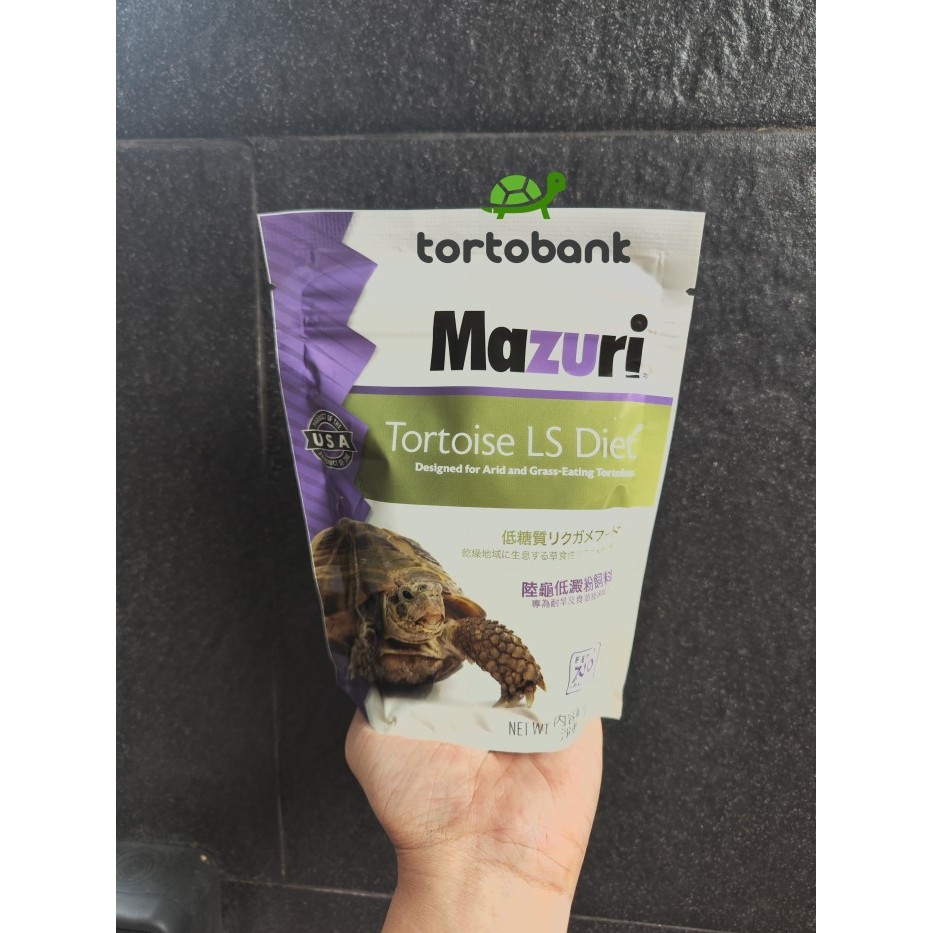 MAZURI TORTOISE LS DIET 200 GRAM - PELET KURA DARAT MAZURI LS DIET TORTOISE FOOD 200GRAM - MAKANAN K