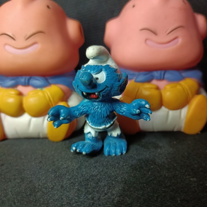 ultra rare figure halloween werewolf smurf