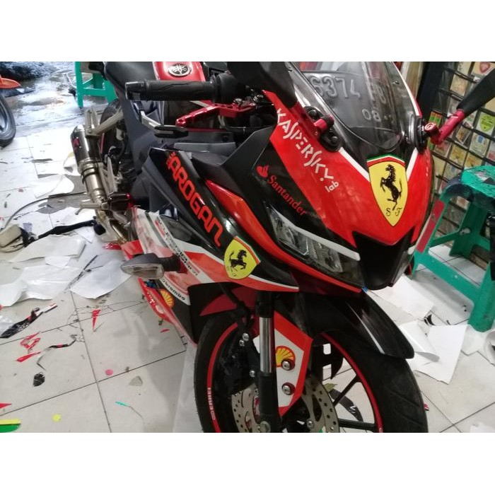 Striping decal polet stiker R15 VvA Ferari full body