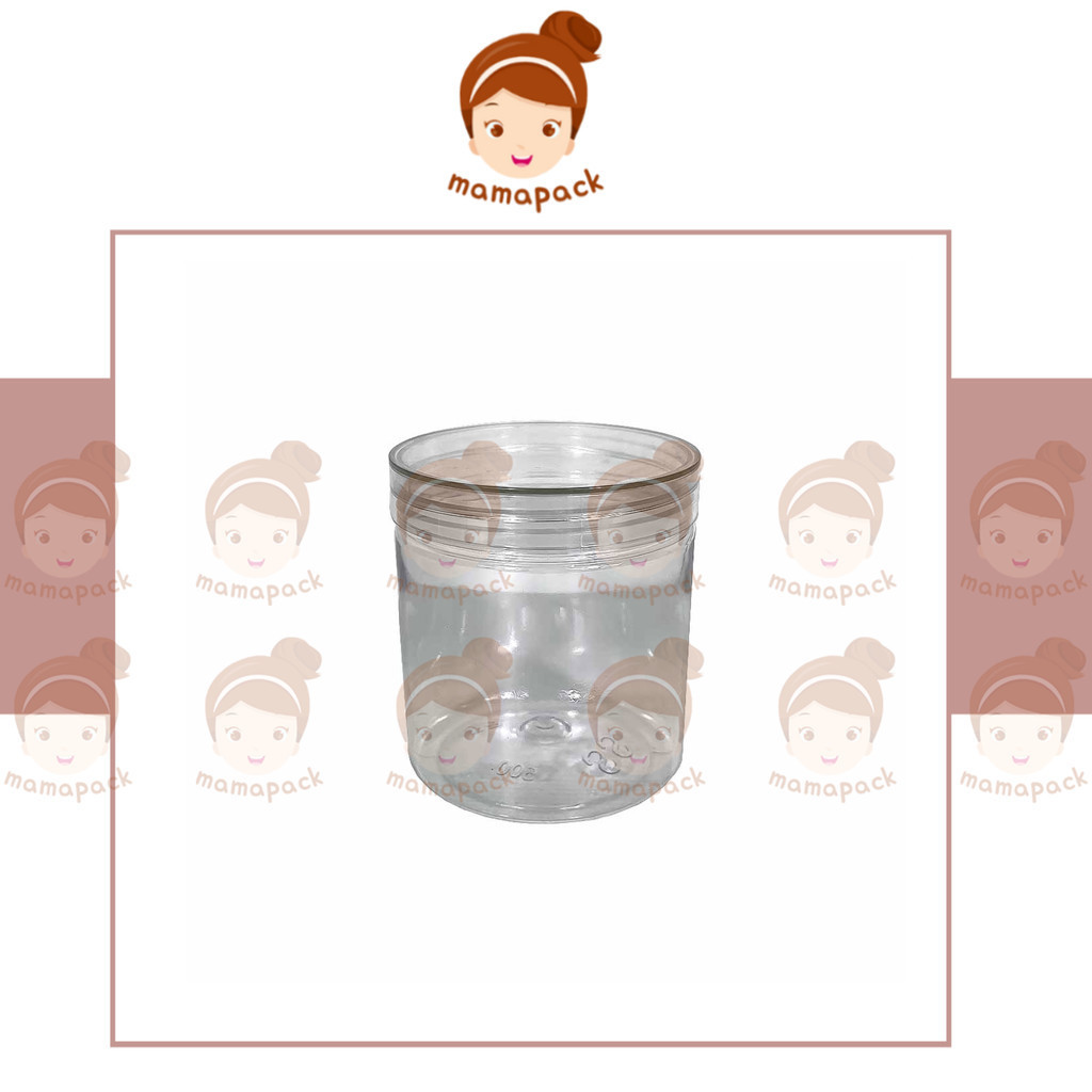 Toples Silinder Premium 500ml PET Tutup Bening - Toples Plastik Bening Kualitas Tinggi