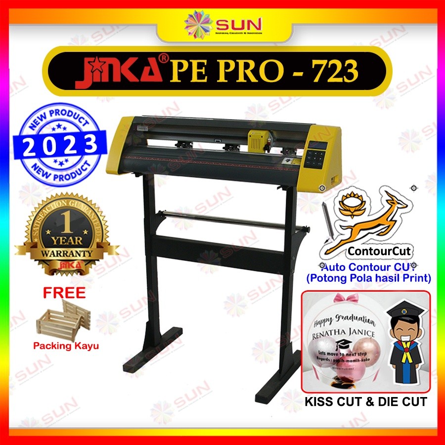 Mesin Cutting Sticker Jinka Auto Contour Cut Terbaru -  PE Pro 723 ( Auto Contour Cut ) Terlaris