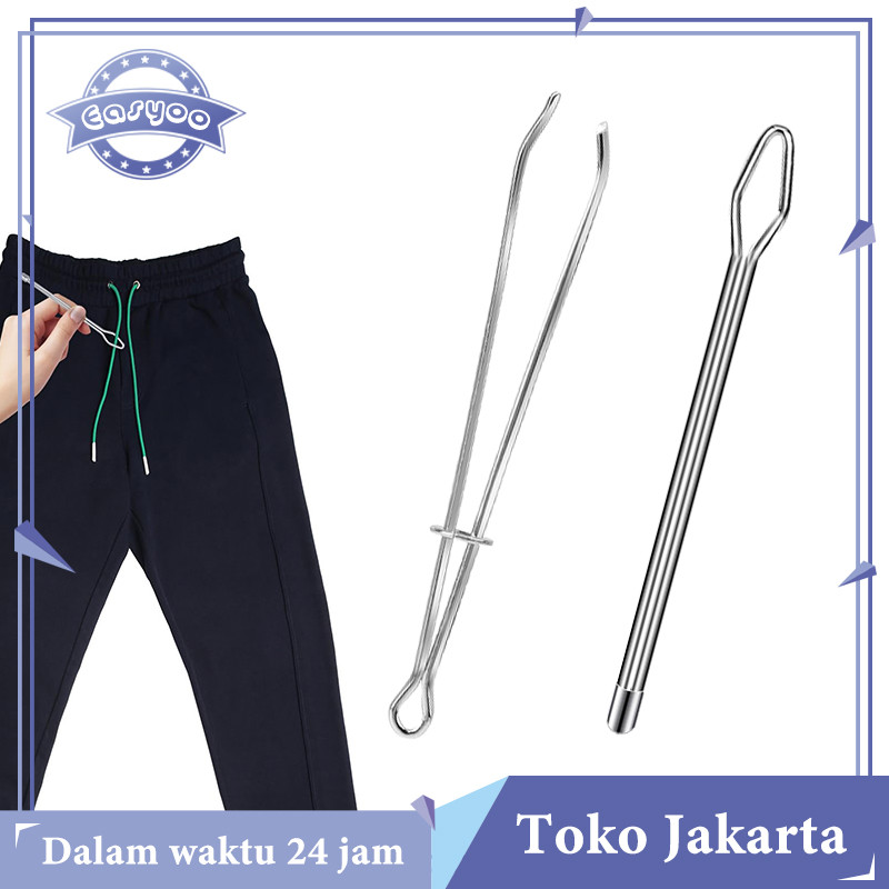 10pcs Pinset Alat Bantu Pasang Karet Celana / Alat Pasang Karet Menjahit Jahit Jepit Karet