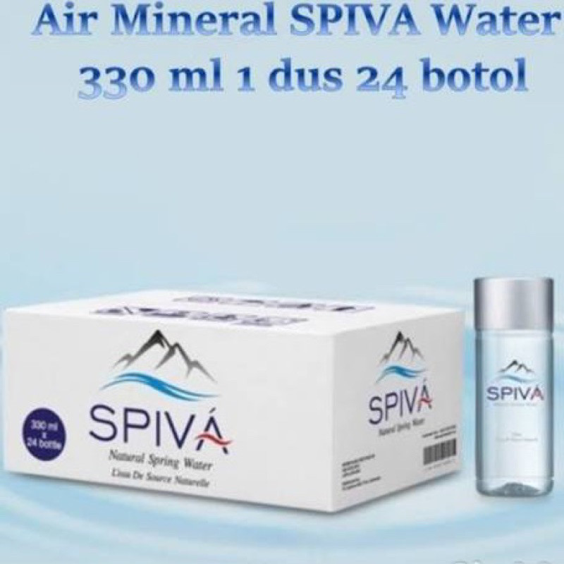 

Spiva Air Mineral Natural Spring Water 330ml 1 Dus isi 24