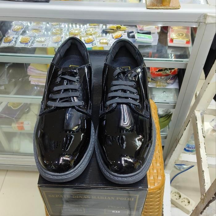 sepatu pdh jatah polri asli - 40