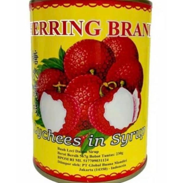 

Lychee kaleng / Herring / Leci Kaleng - 1 Pcs