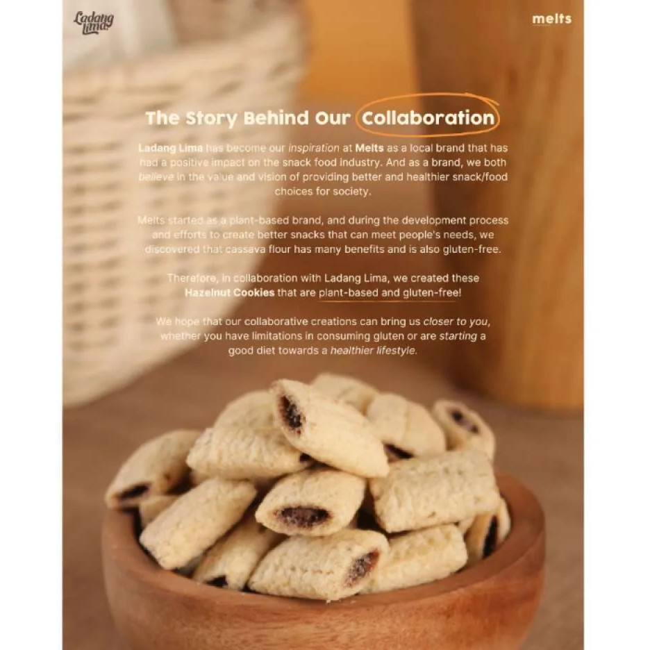 

JAMIN MURAH !!!Melts Cookies Cokelat 90g - Gluten Free Ladang Lima | Healthy Cookies With Protein(BISA LANGSUNG ORDER)