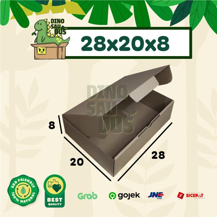 

28x20x8 CM KARDUS Pizza Corrugated Packaging Box packing Diecut