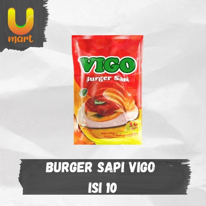 

Burger Sapi Vigo Isi 10 pcs