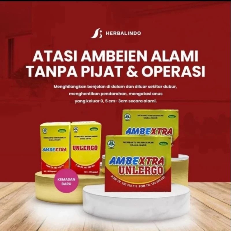

Ambextra Unlergo Paket Obat Wasir & Ambeien | Kemasan Baru Ambextra Unlergo