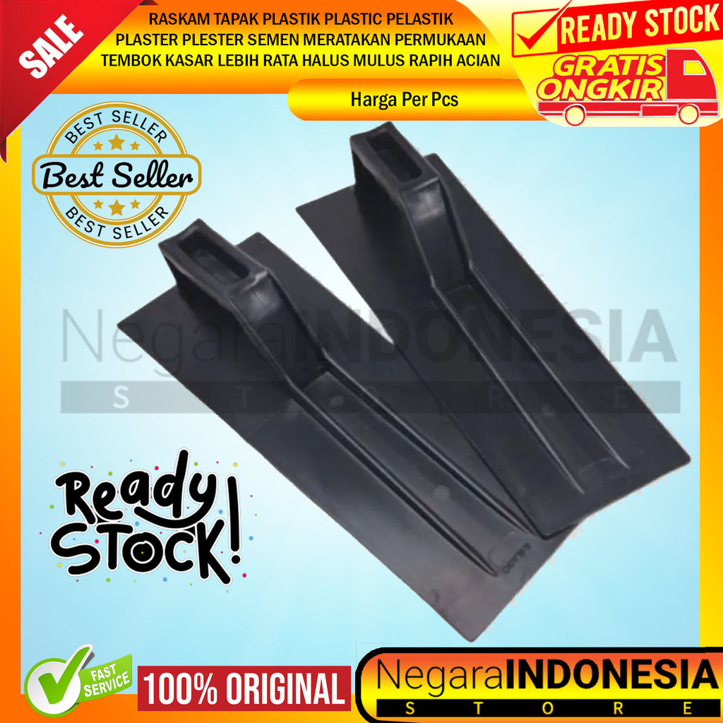 Raskam Tapak Plastic Acian Semen Tukang Bangunan Plaster Plester Semen Roskam Plastik Pelastik Atap 