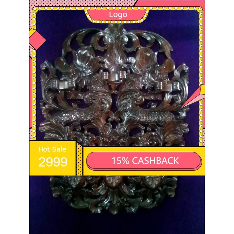 Blawong Tempat Keris / Tempel Dinding / Isi 3 ND18