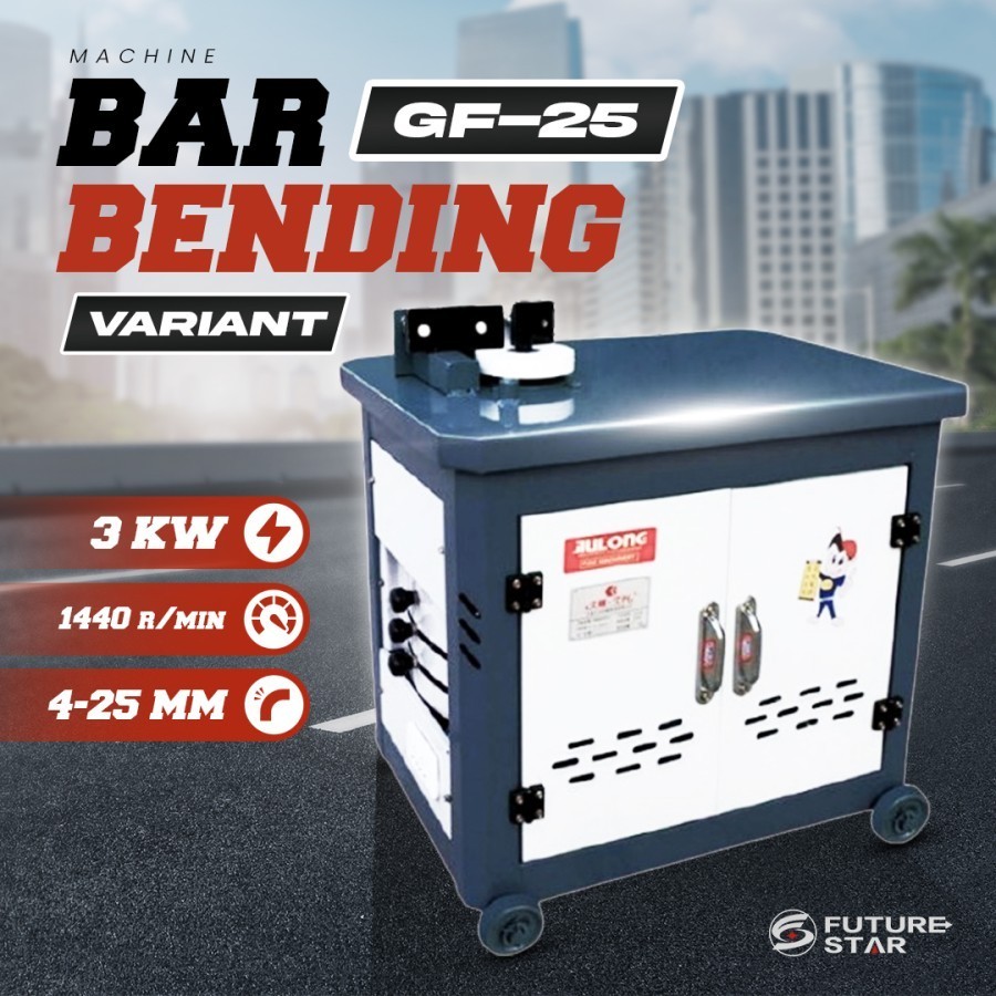 Kowloon GF25 Mesin Bar Bender Mesin Bar Bending 4-25MM